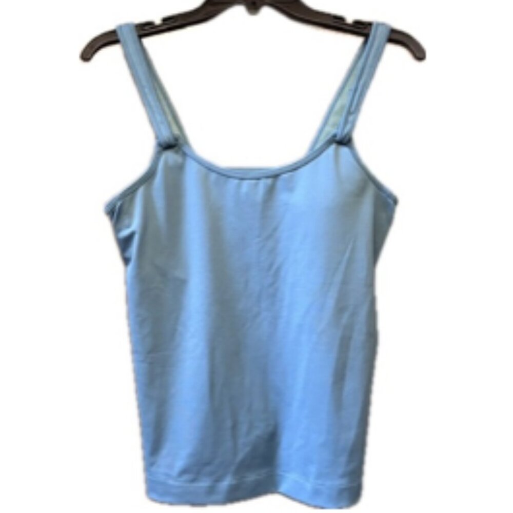 Sahalie blue cami with built-in bra small